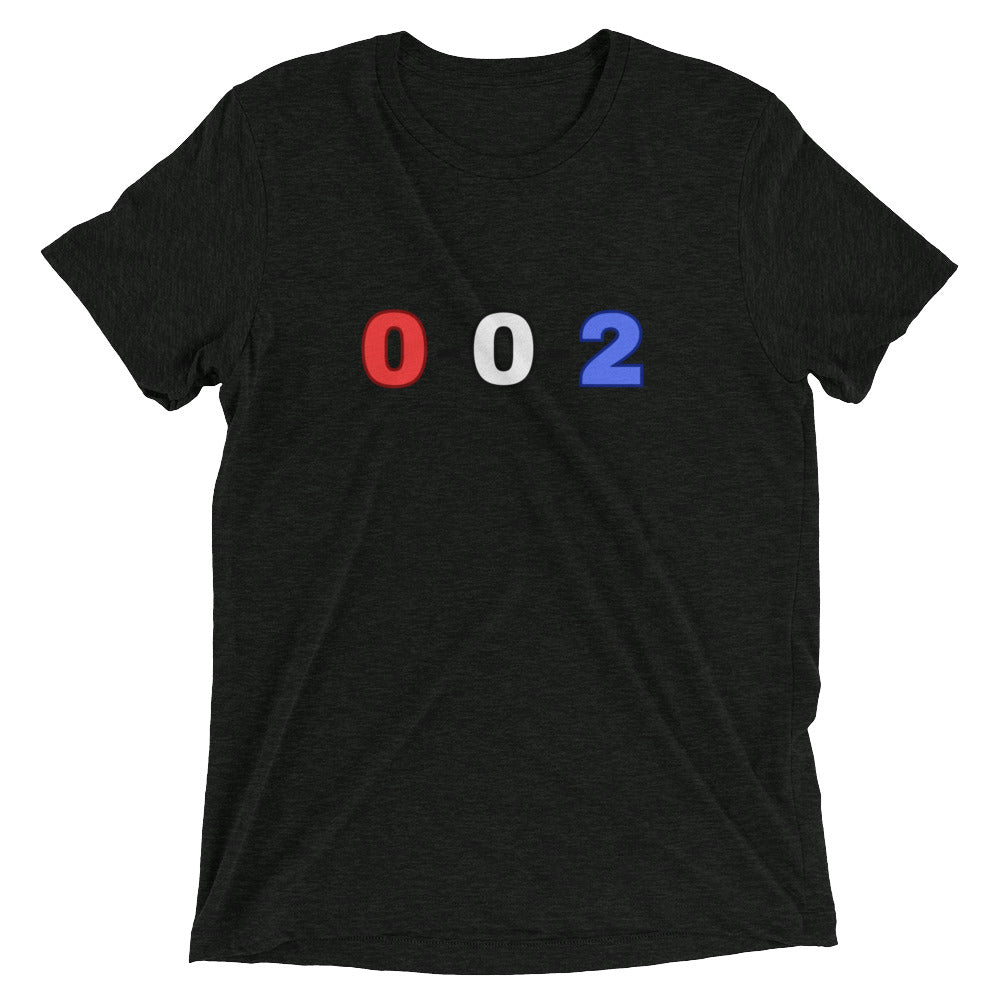 0-0-2 Red White & Blue T-shirt