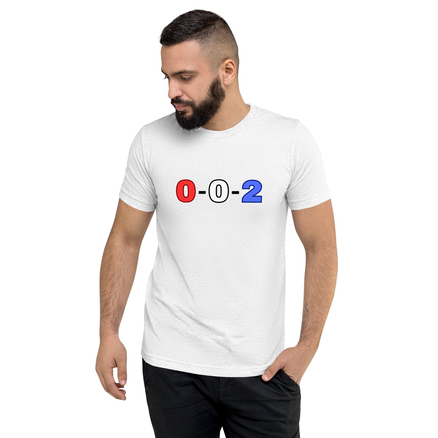 0-0-2 Red White & Blue T-shirt