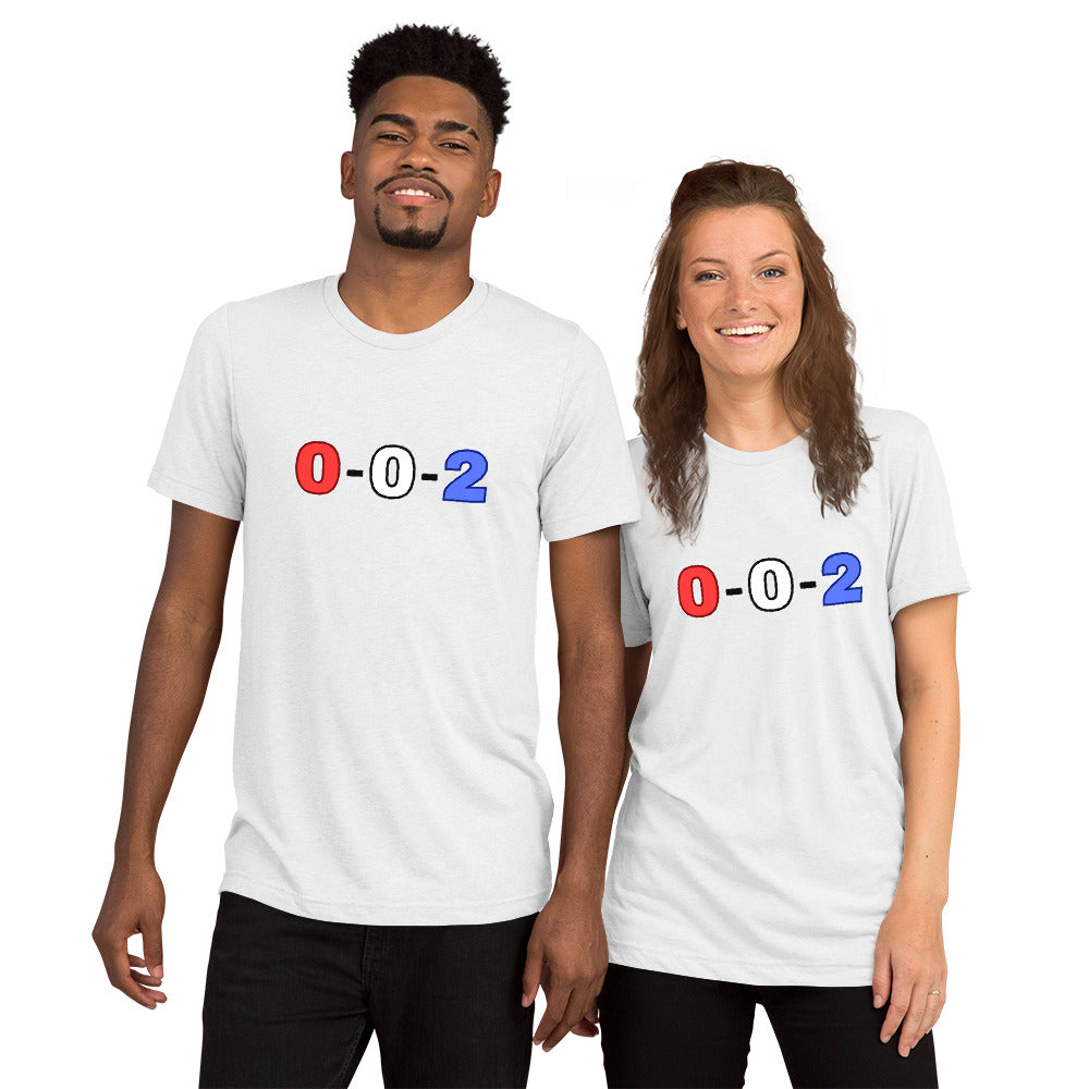 0-0-2 Red White & Blue T-shirt